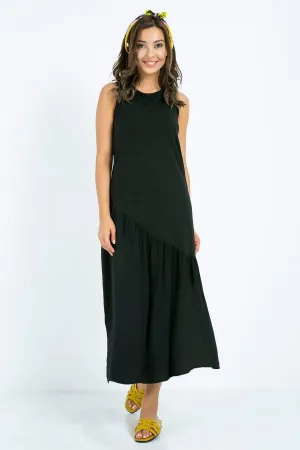13120 Black Maxi Dress