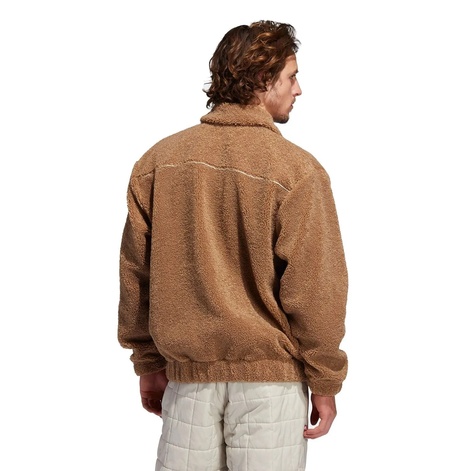 adidas Originals Teddy Bear Fleece Jacket - Brown