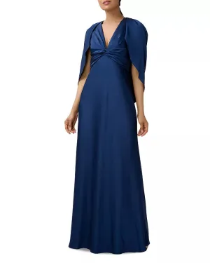 Aidan Mattox Capelet Mermaid Gown