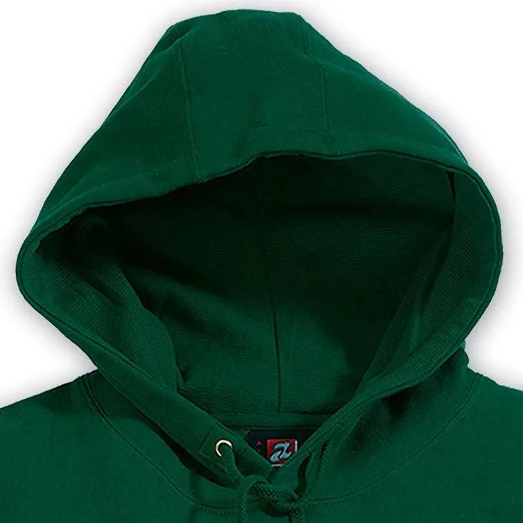AKWA Men's Patriotic Full Zip Hoodie (US Flag Applique on the back)