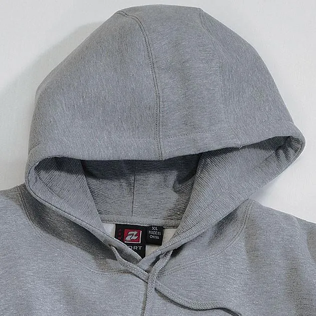 AKWA Men's Patriotic Full Zip Hoodie (US Flag Applique on the back)