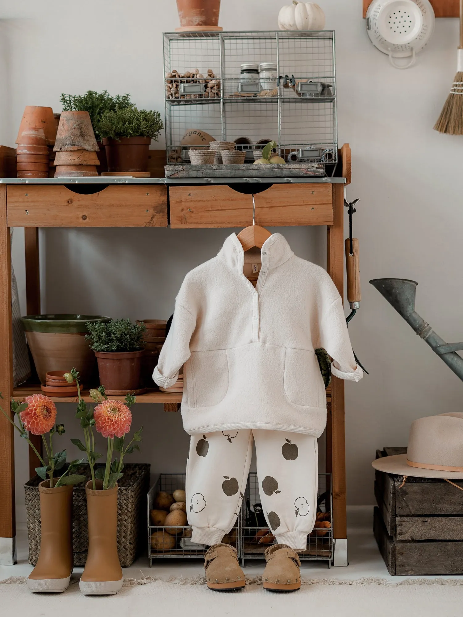 Almond Fleece Sweatshirt