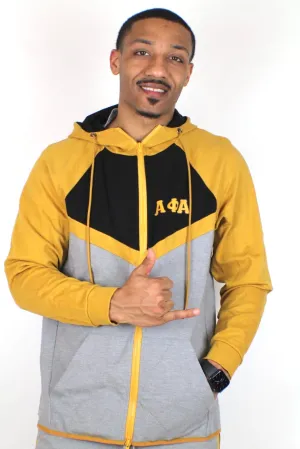 Alpha Grey Tech Fleece Jacket