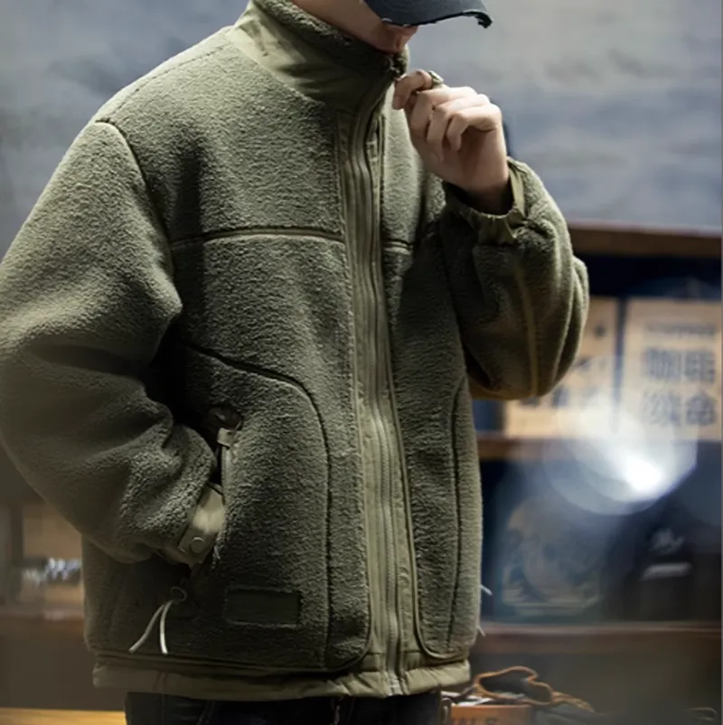 American Retro Fleece Jacket V0372