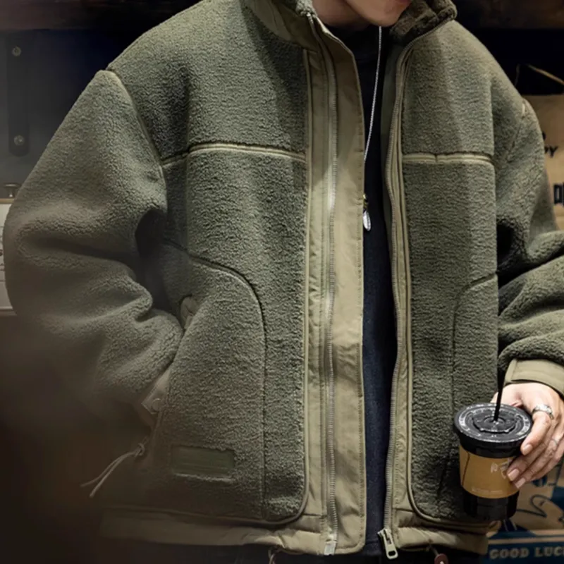 American Retro Fleece Jacket V0372