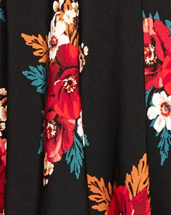 Angelica Belted Dress | Black Poppy Play