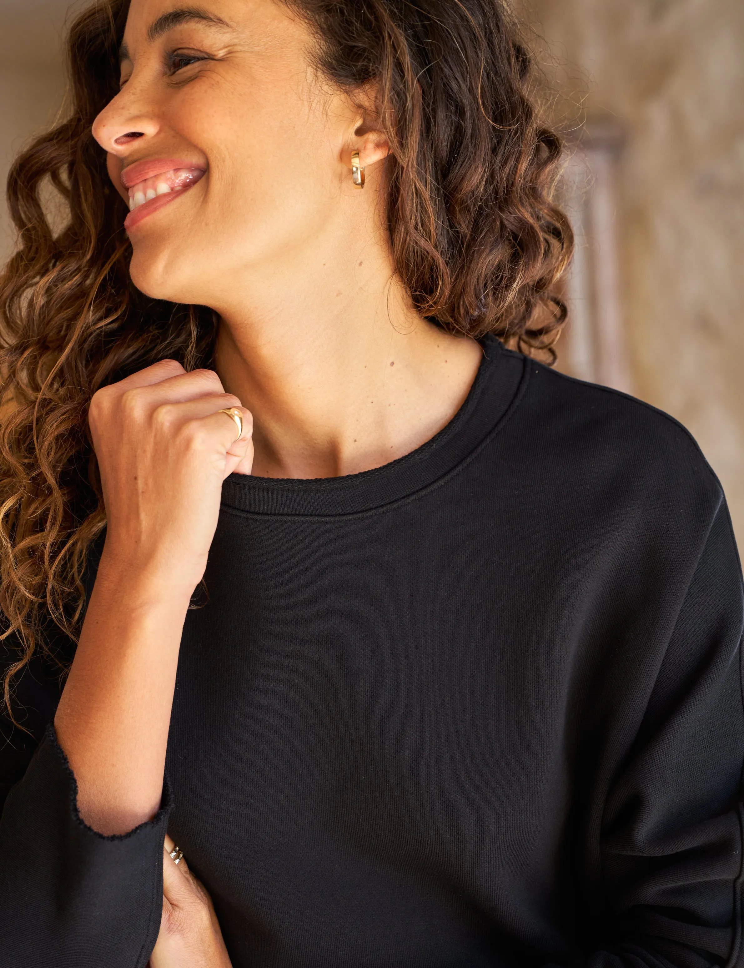 ANNA Black, Triple Fleece