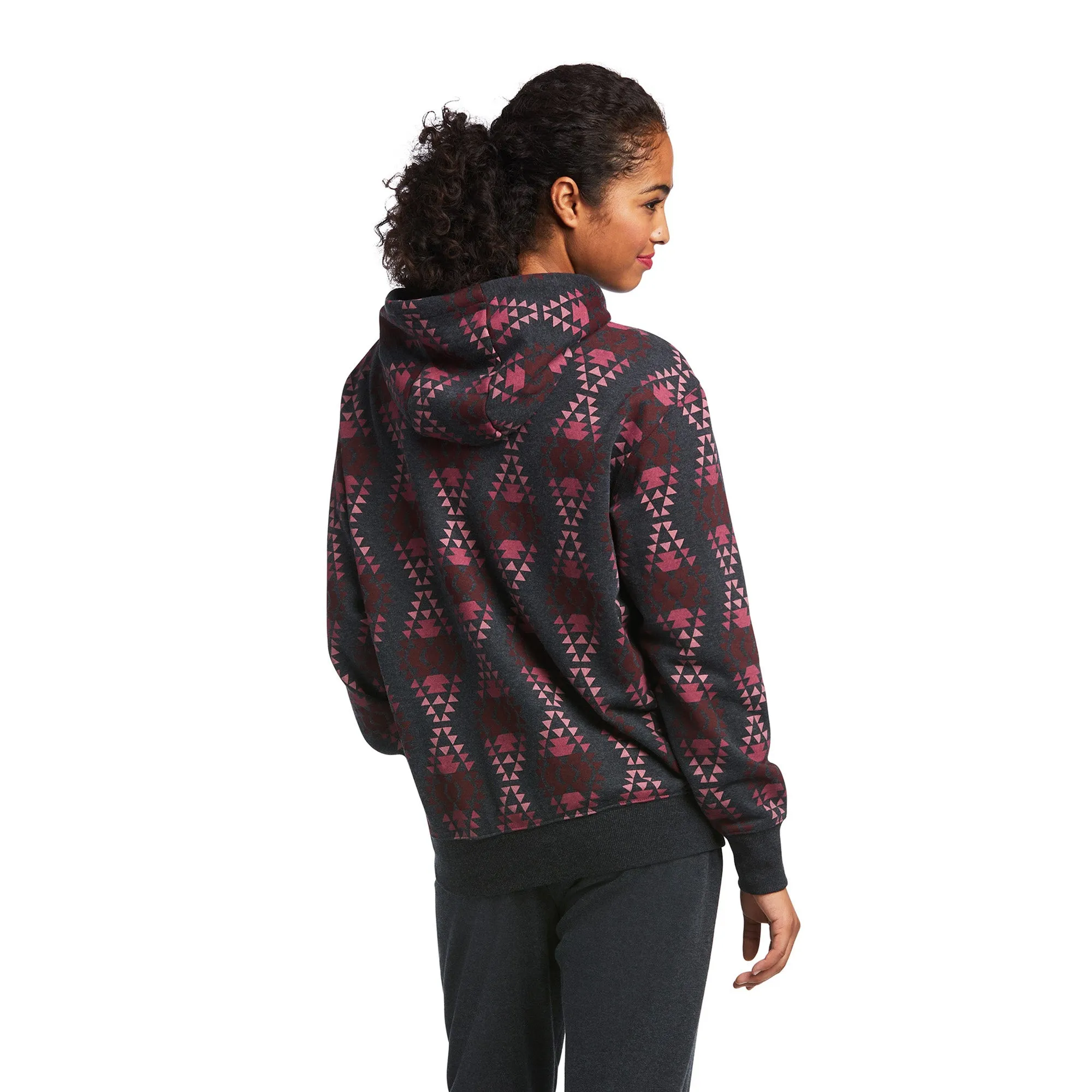Ariat Ladies 10039842 Real Diamondback Printed Hoodie