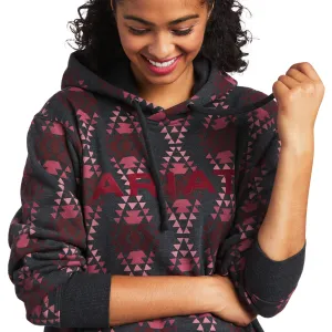 Ariat Ladies 10039842 Real Diamondback Printed Hoodie