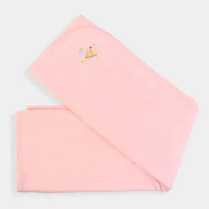 Baby Winter Wrapping Sheet | Peach