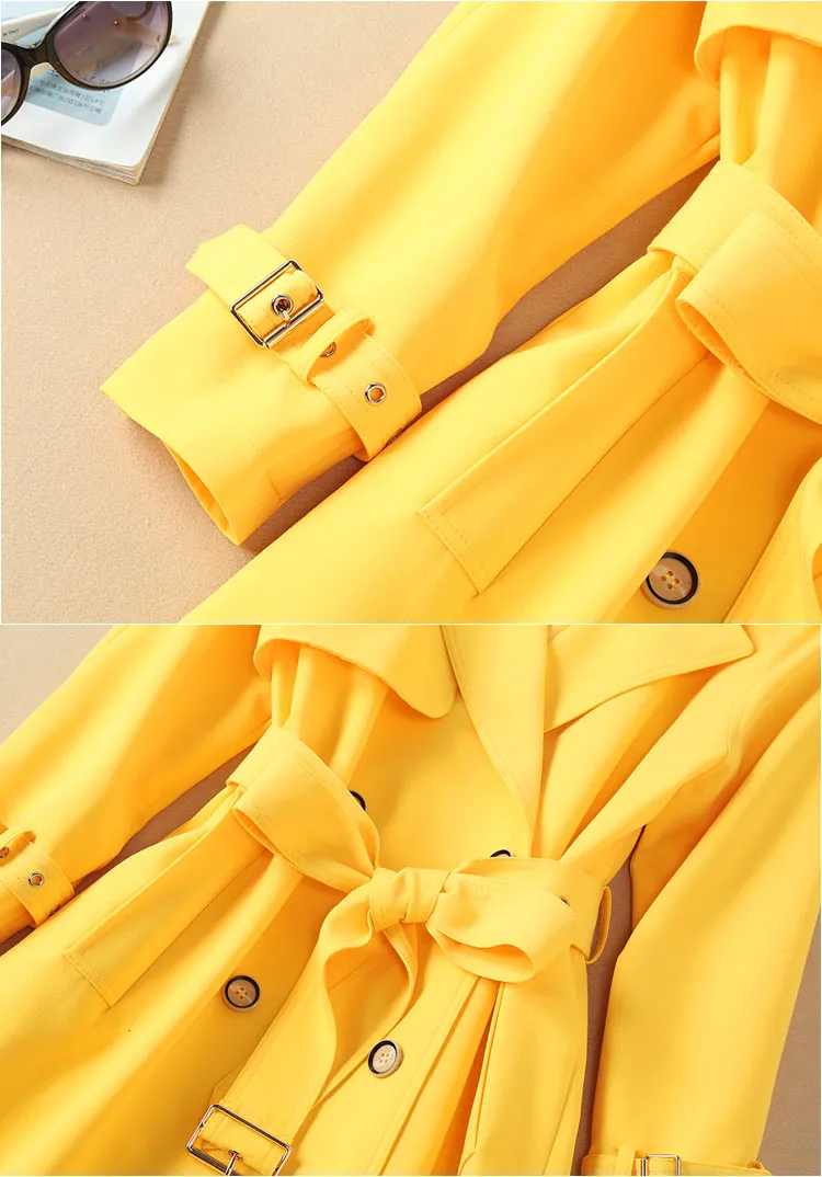 BBL DESIGN SELF BELT TALL TRENCH COAT