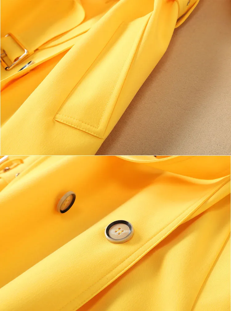 BBL DESIGN SELF BELT TALL TRENCH COAT