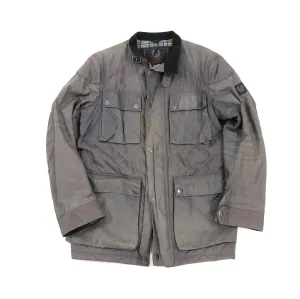 Belstaff Light Grey Workwear Quilted Coat - L
