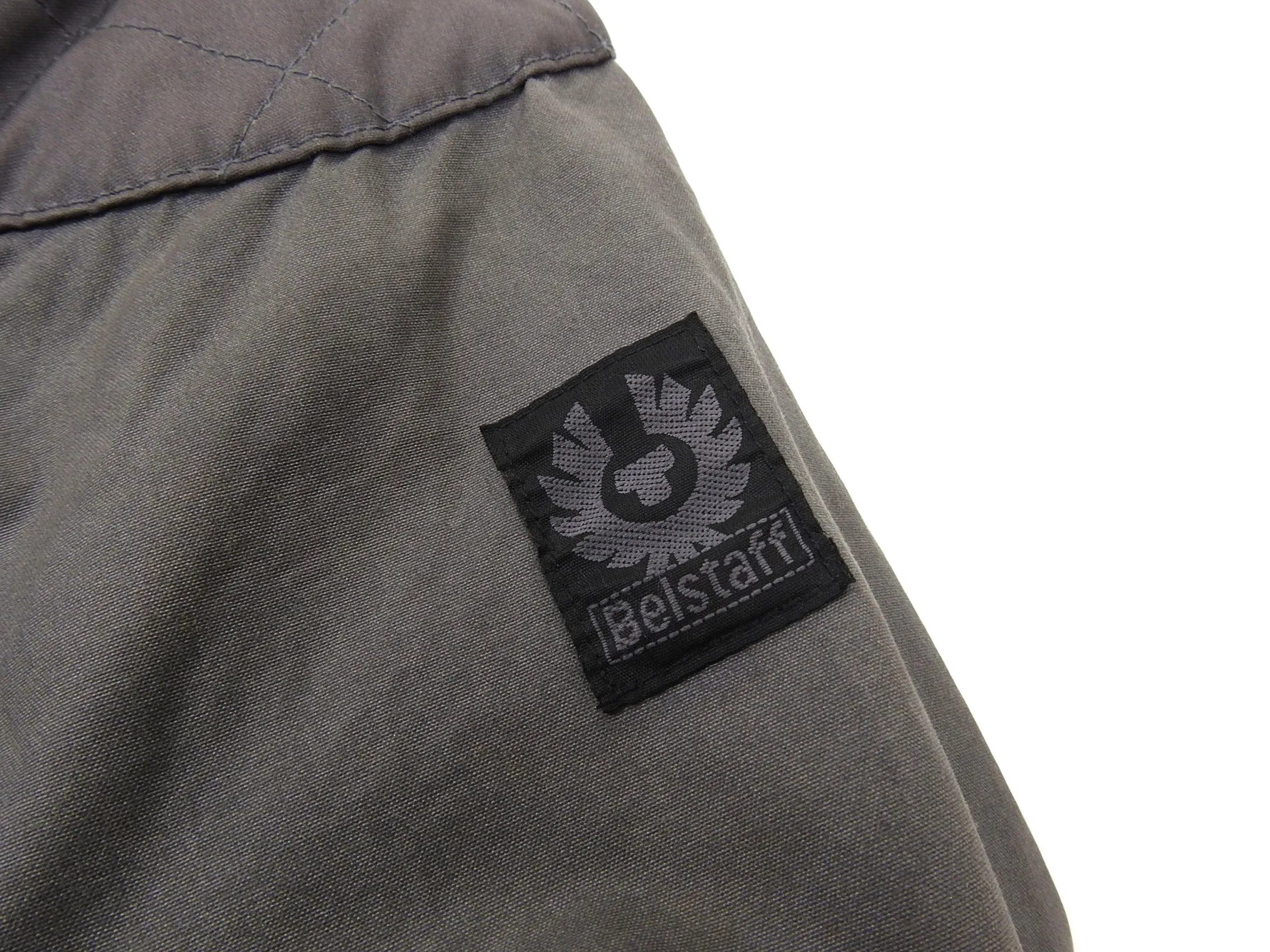 Belstaff Light Grey Workwear Quilted Coat - L