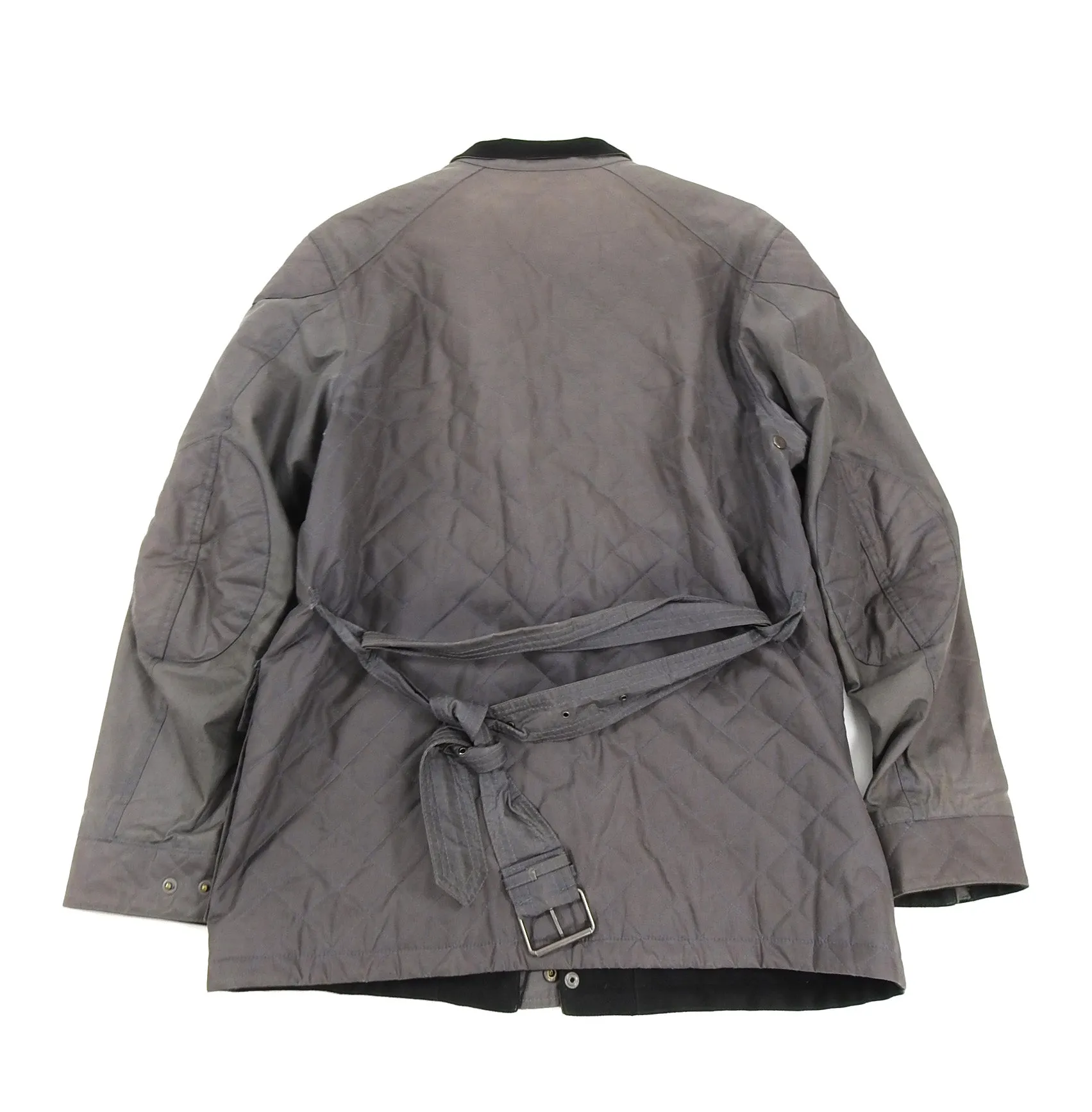 Belstaff Light Grey Workwear Quilted Coat - L