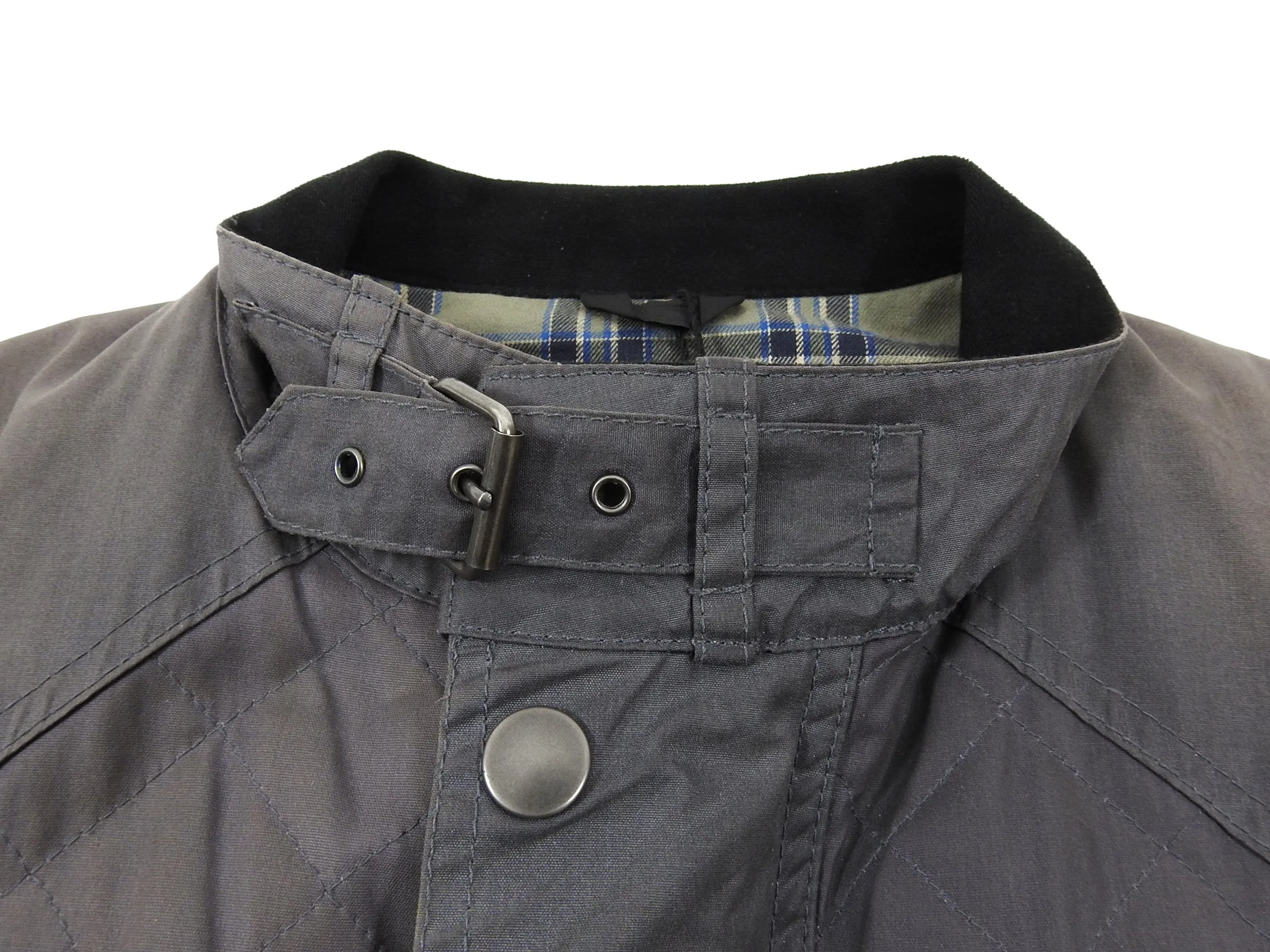 Belstaff Light Grey Workwear Quilted Coat - L