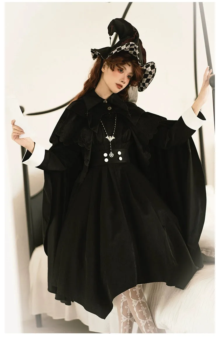 (BFM)With Puji~Gothic Lolita Cape Set~Pilgrim Detachable Cloak