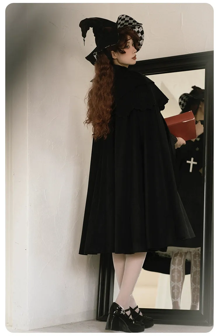 (BFM)With Puji~Gothic Lolita Cape Set~Pilgrim Detachable Cloak