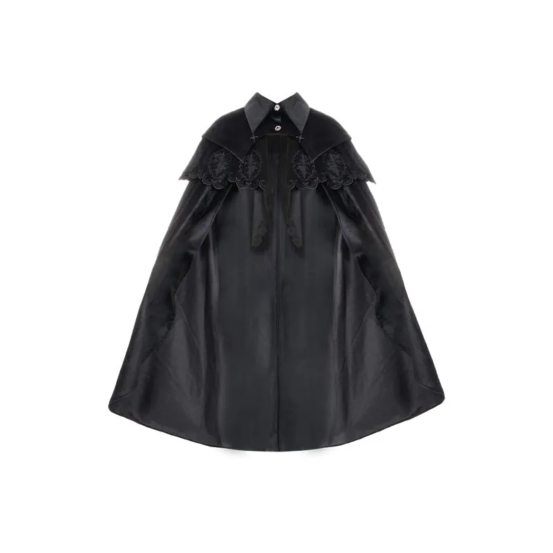 (BFM)With Puji~Gothic Lolita Cape Set~Pilgrim Detachable Cloak