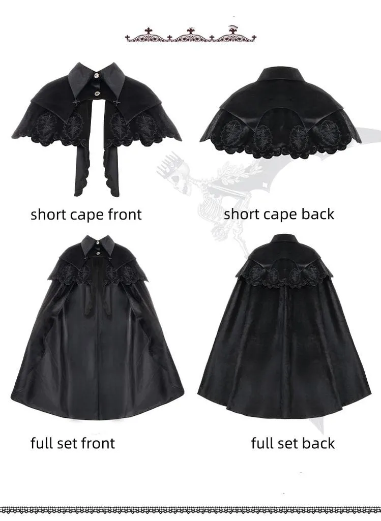 (BFM)With Puji~Gothic Lolita Cape Set~Pilgrim Detachable Cloak