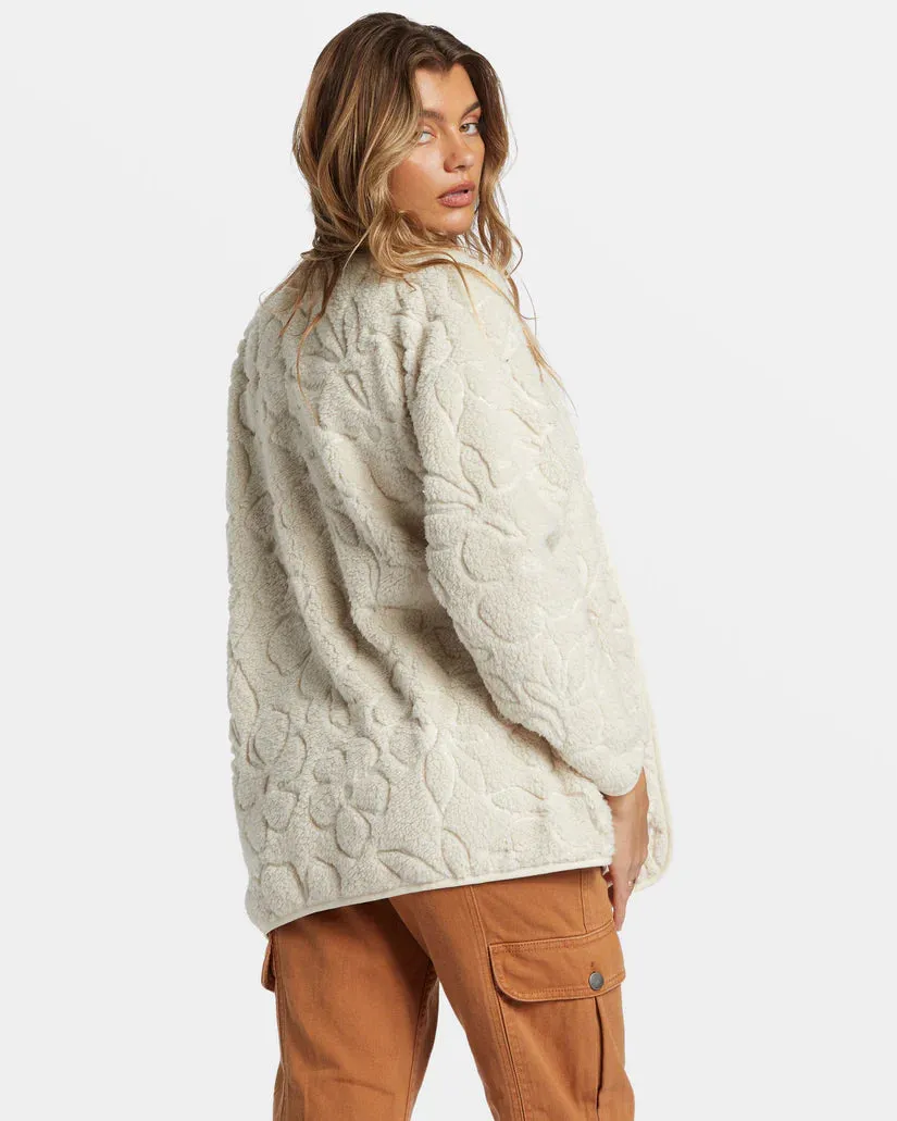 Billabong Fireside Cozy Buttoned Fleece Jacket