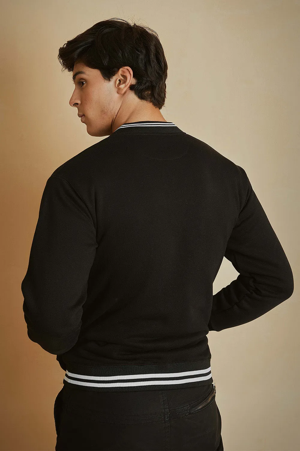 Black Varsity Jacket