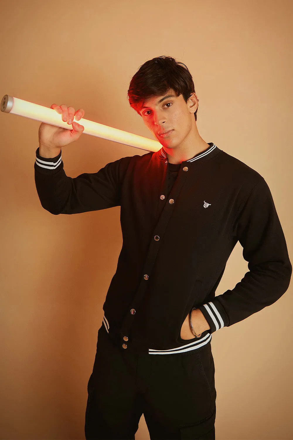 Black Varsity Jacket