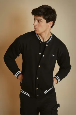 Black Varsity Jacket