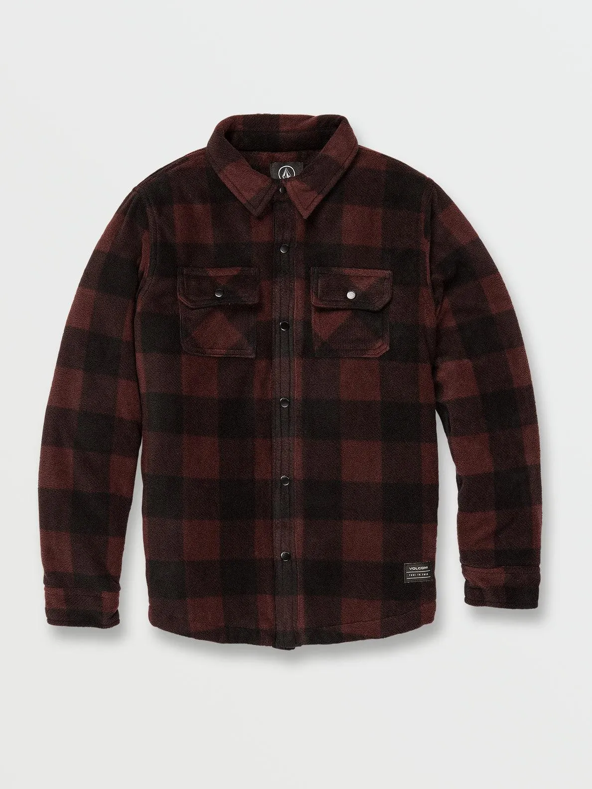 Boys Youth Bowered Fleece Ls Shirt