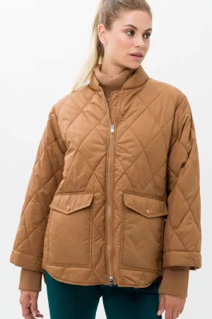 Brax Osaka 93-6378 95982740 56 Vikunja Brown Quilted Jacket