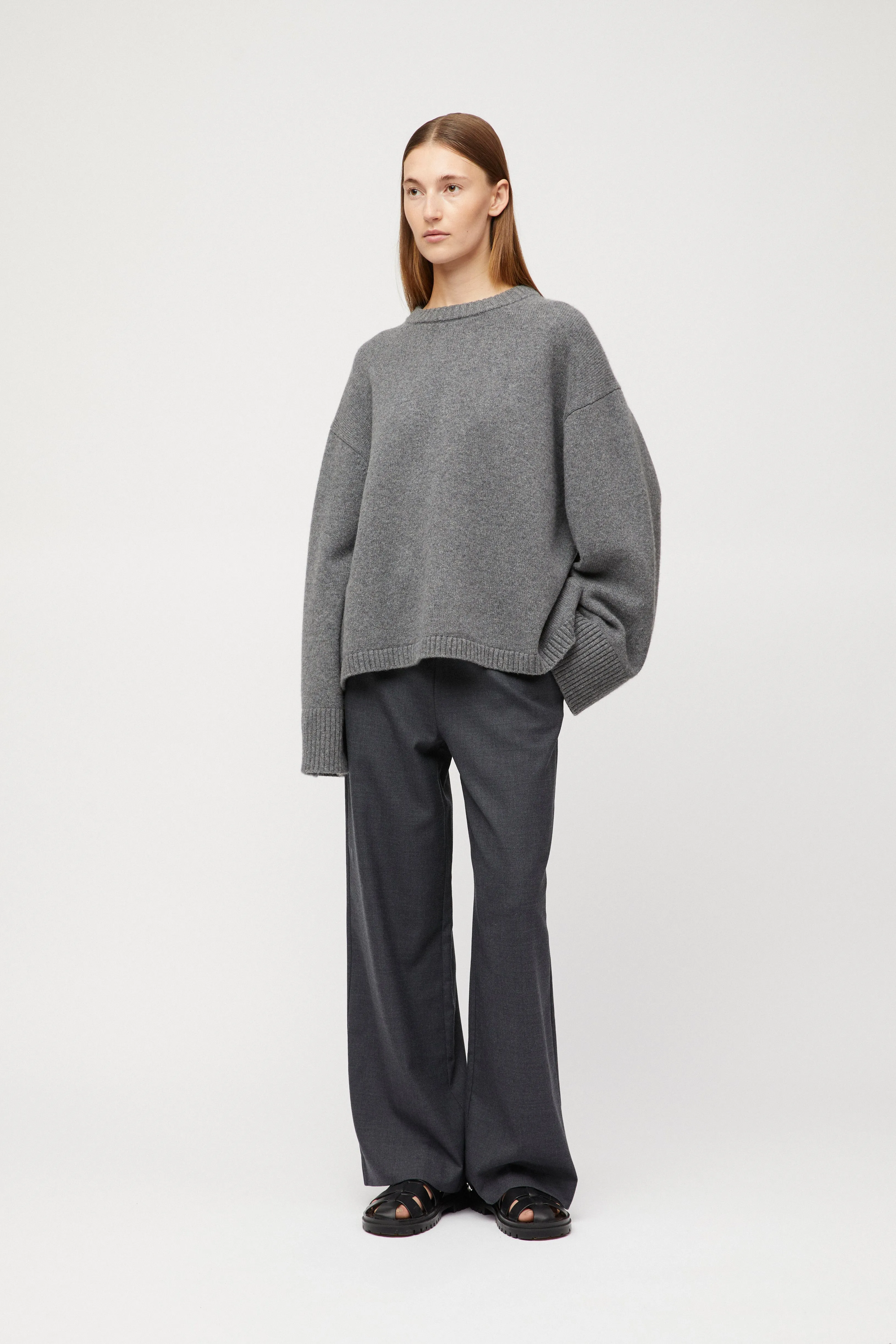 Cape Cod Sweater - Gray Melange