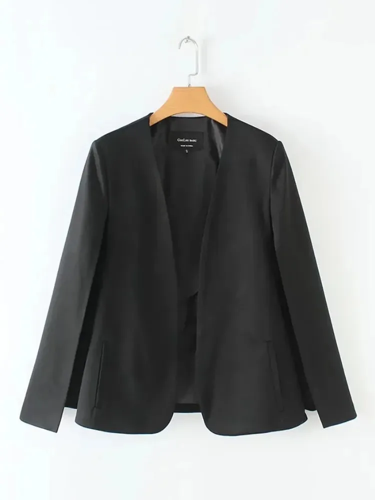 Cape style pocket detail Jacket