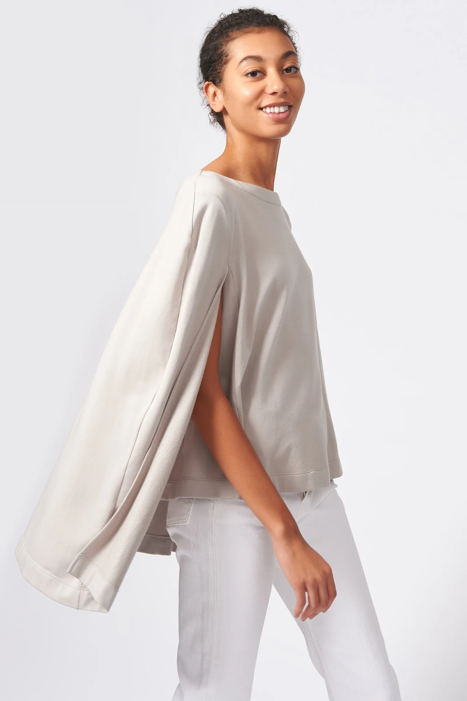Cape Sweatshirt - Khaki