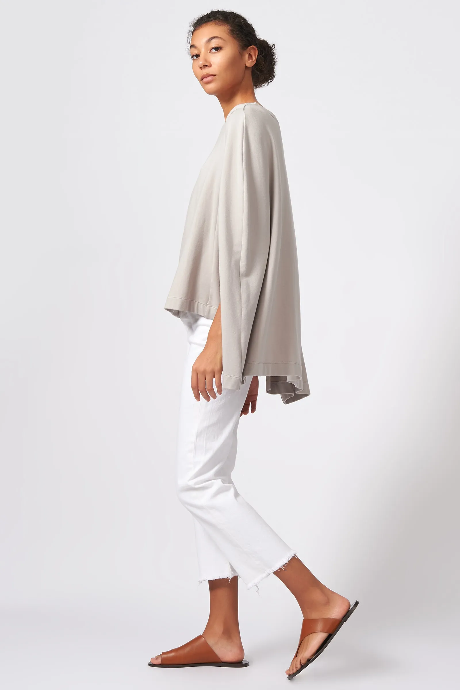 Cape Sweatshirt - Khaki