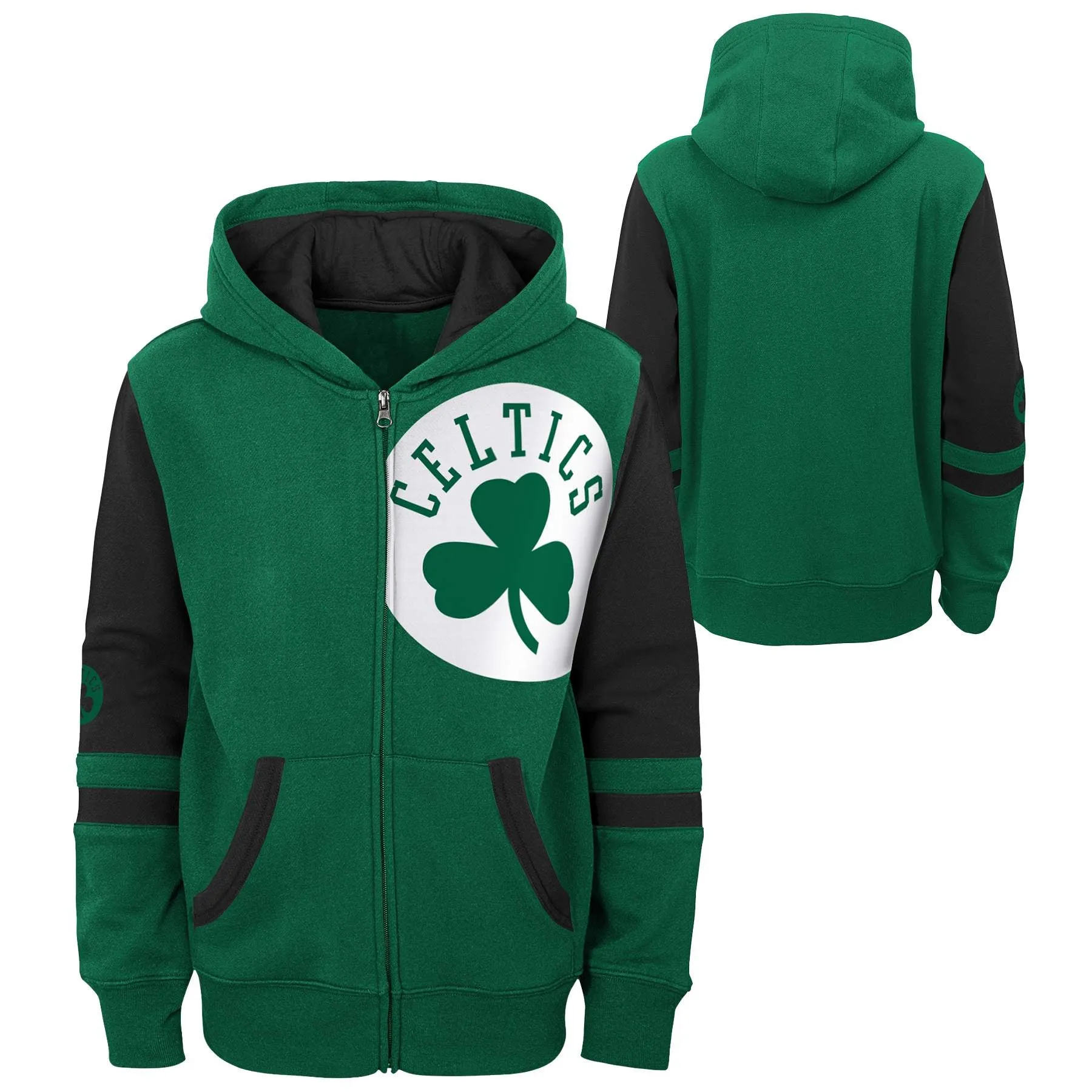 Celtics Full Zip Hooded Sweatshirt
