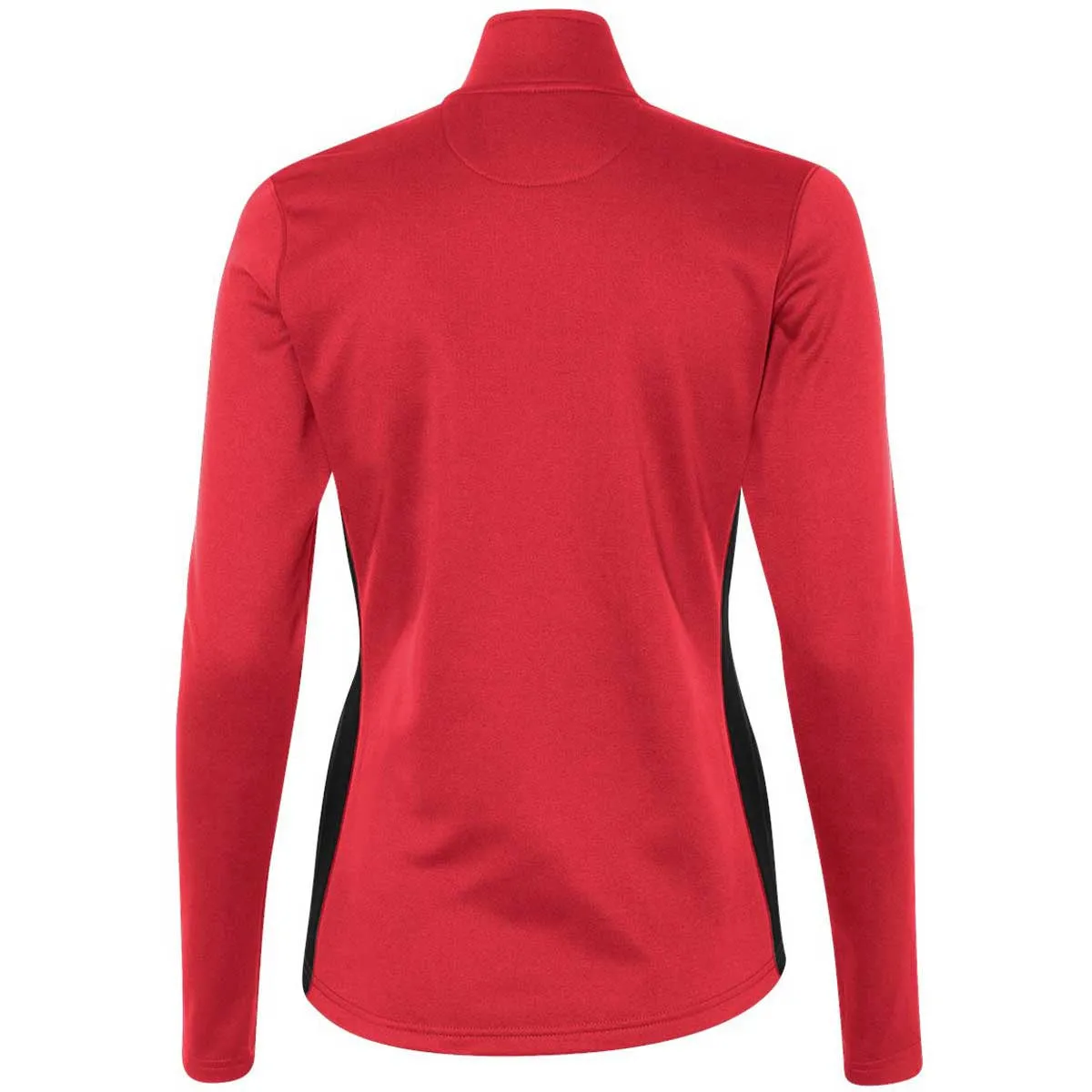Champion Women's Scarlet/Black Performance 5.4-Ounce Colorblock Full-Zip Jacket