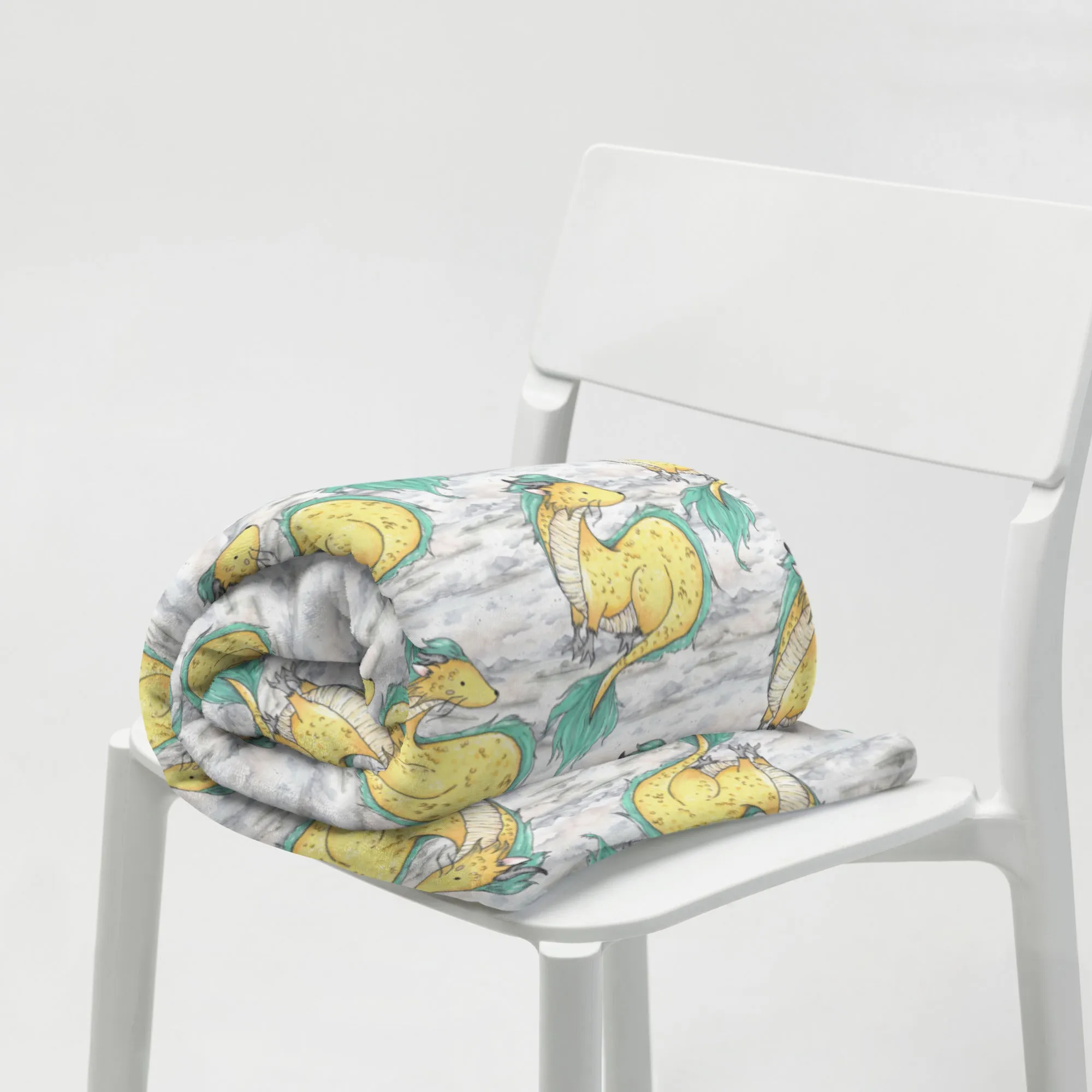 Chego Dragon- Throw Blanket