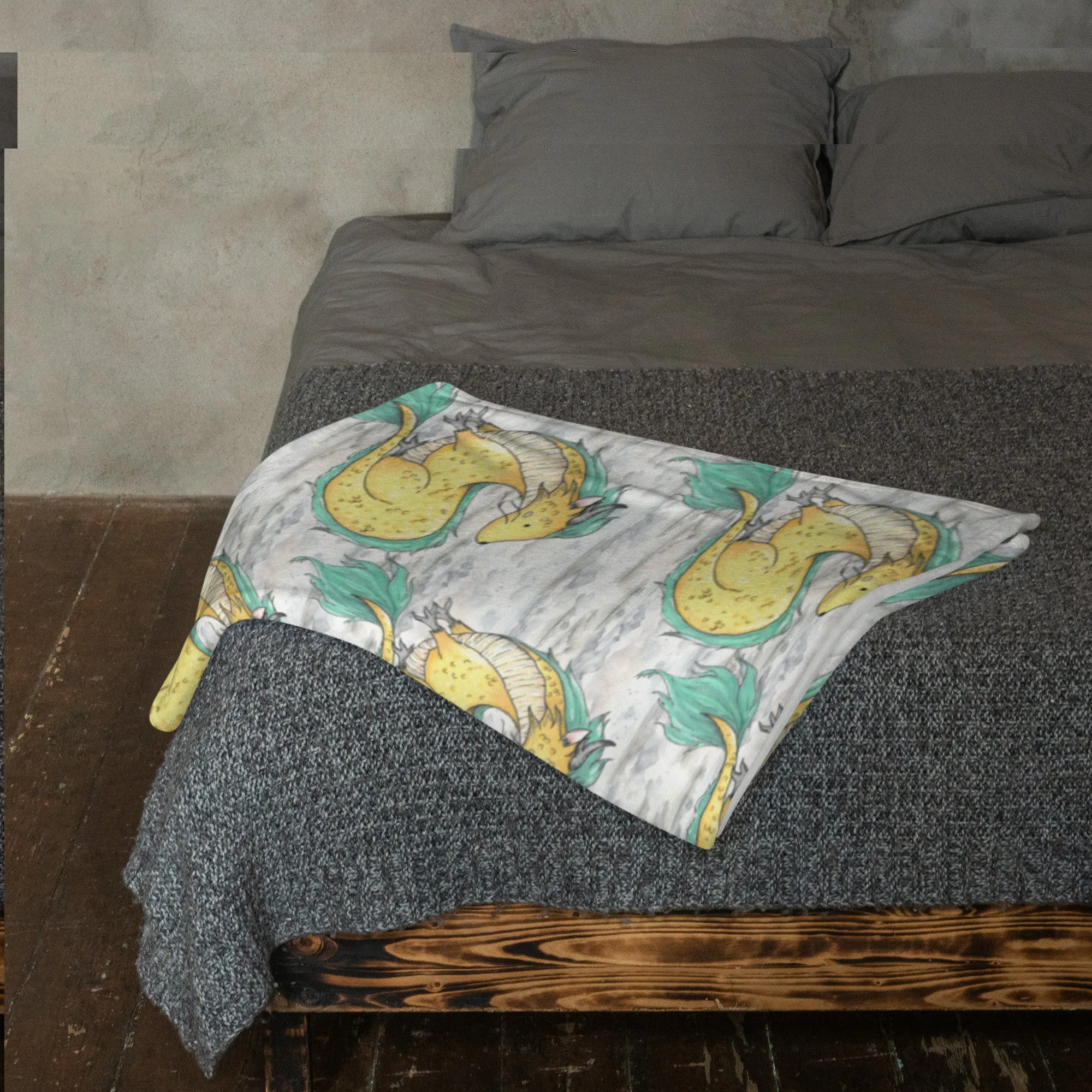 Chego Dragon- Throw Blanket