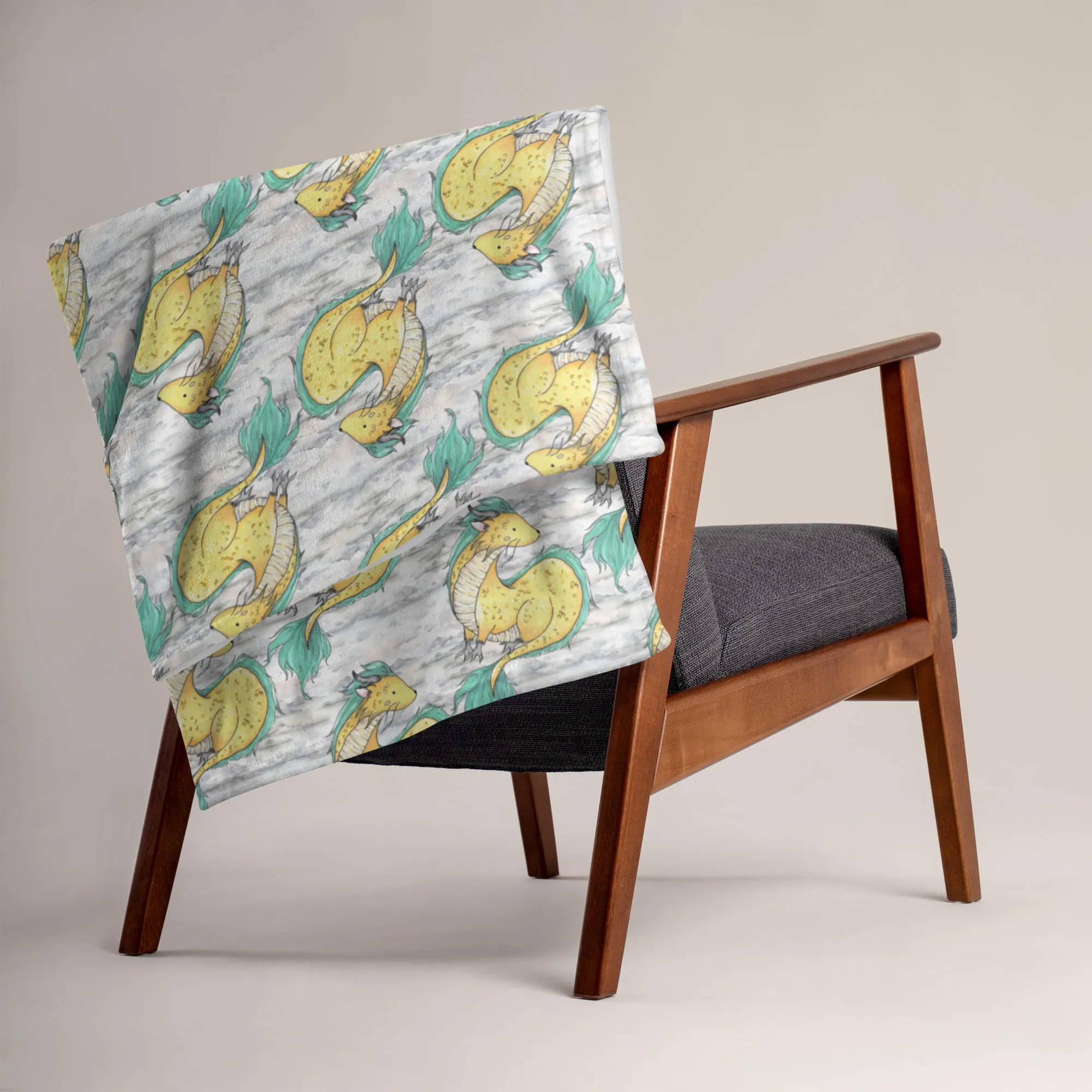 Chego Dragon- Throw Blanket