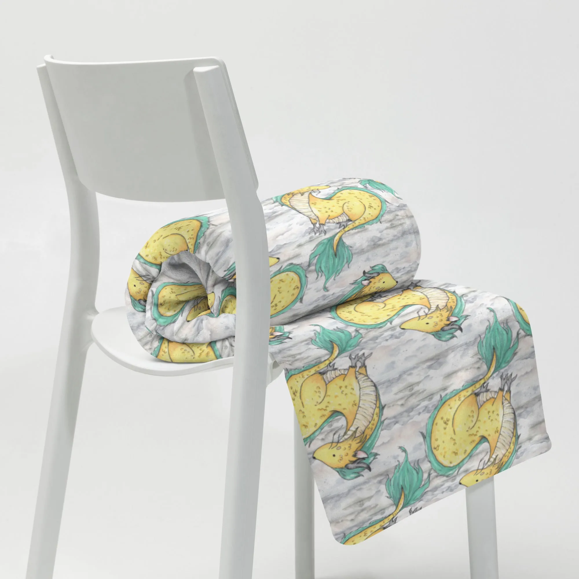 Chego Dragon- Throw Blanket