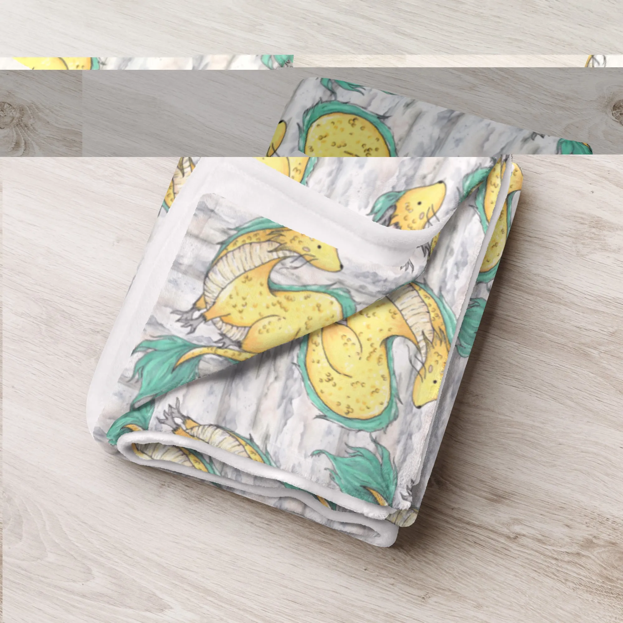 Chego Dragon- Throw Blanket