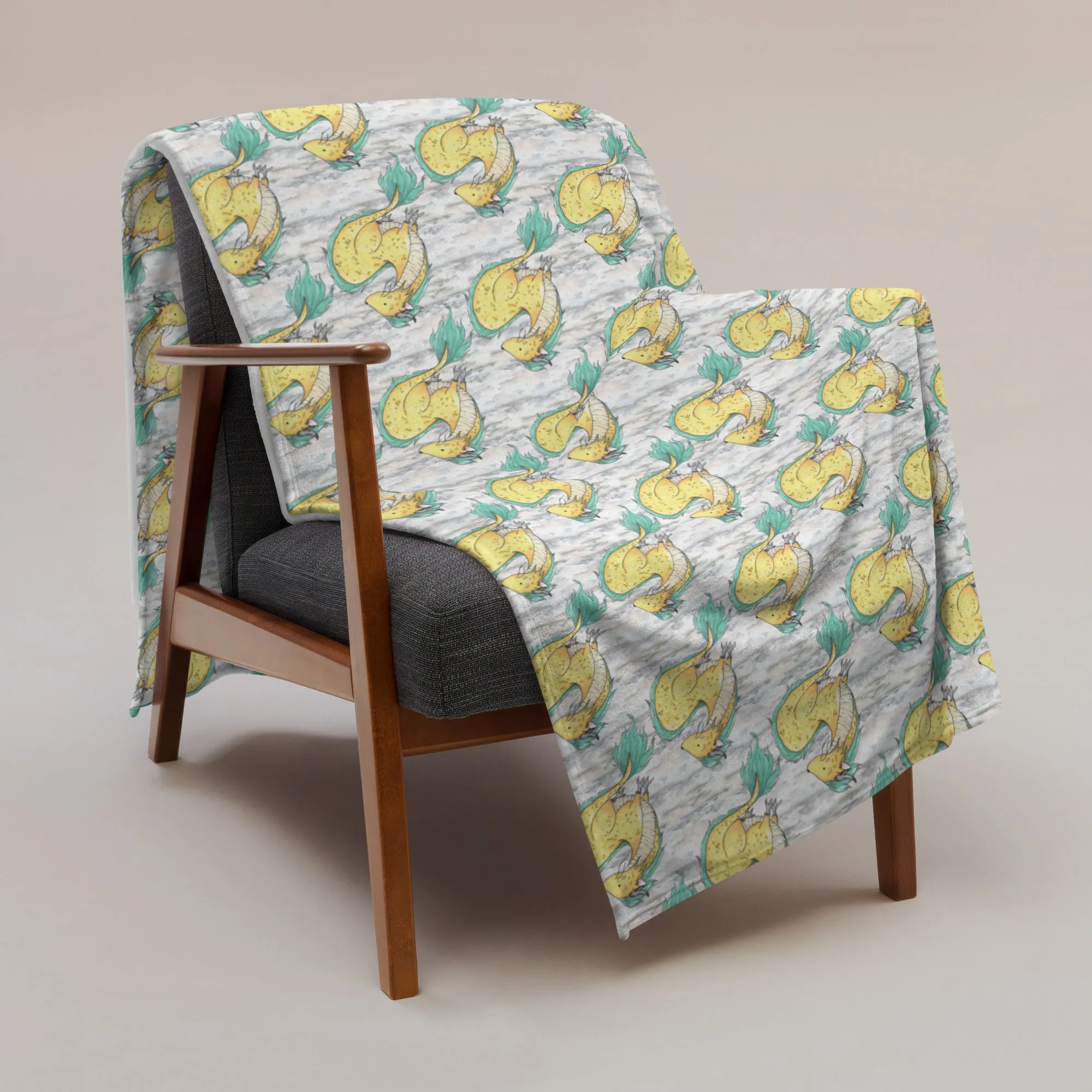 Chego Dragon- Throw Blanket