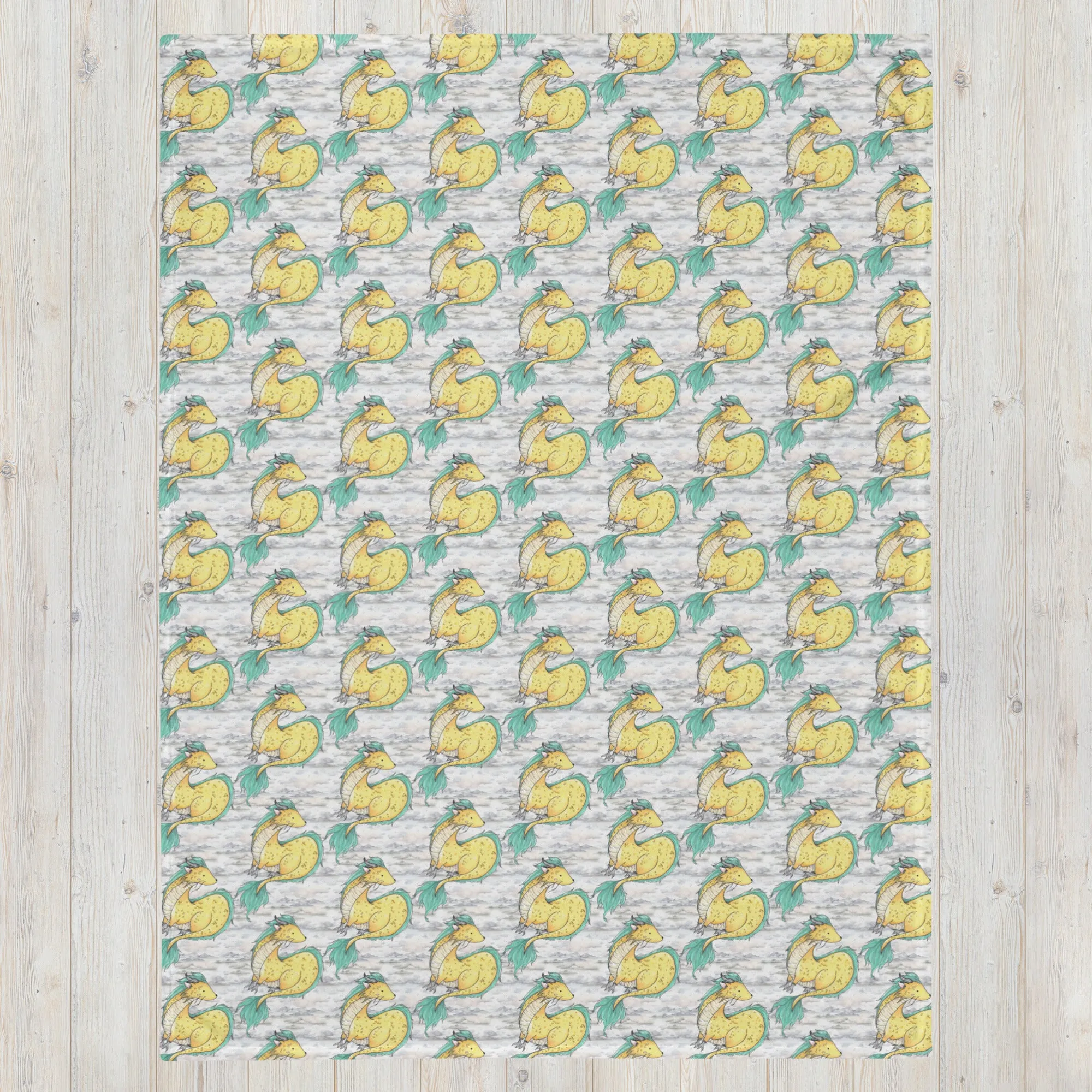 Chego Dragon- Throw Blanket