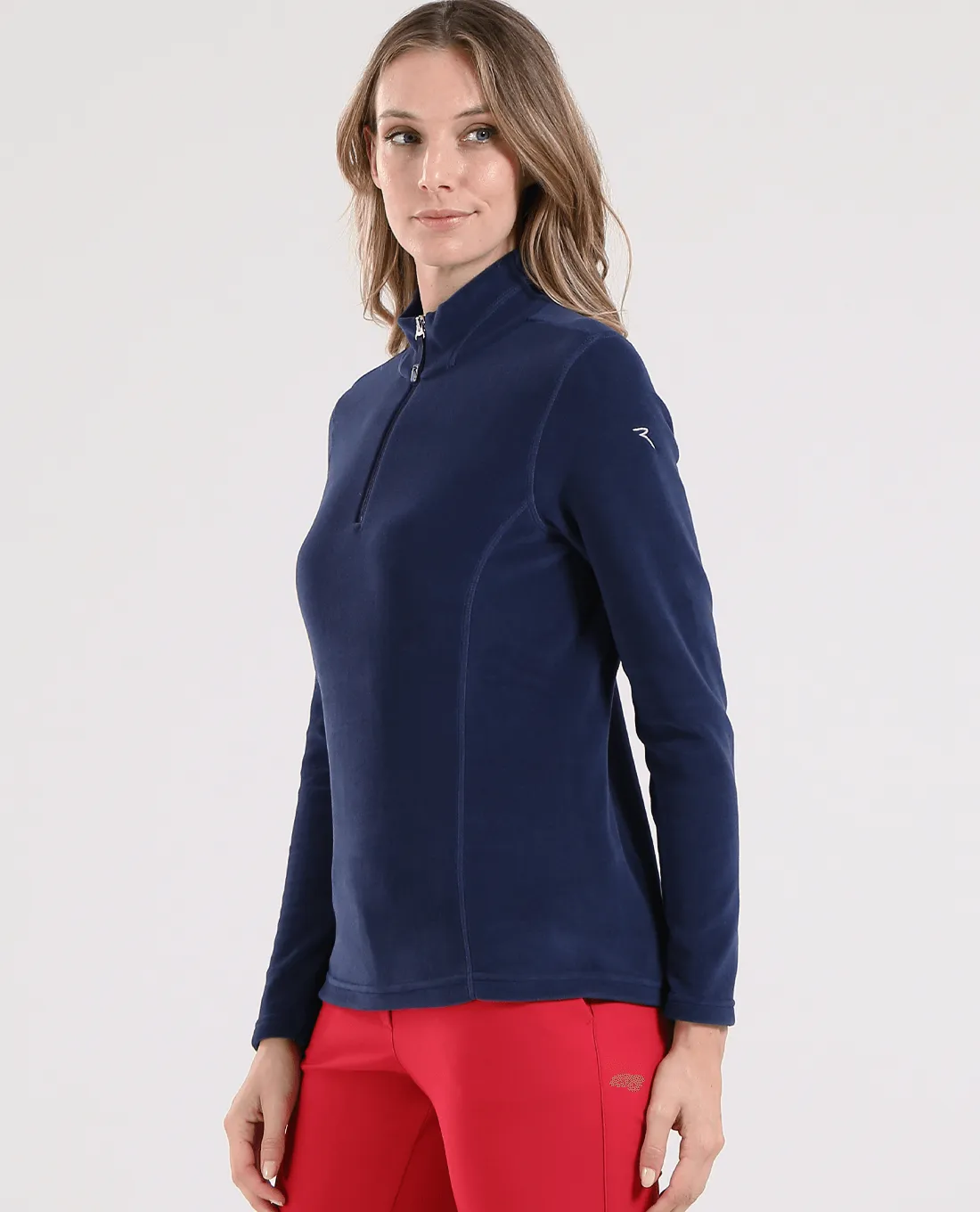 CHERVO Tuffo Fleece Zip Neck Navy