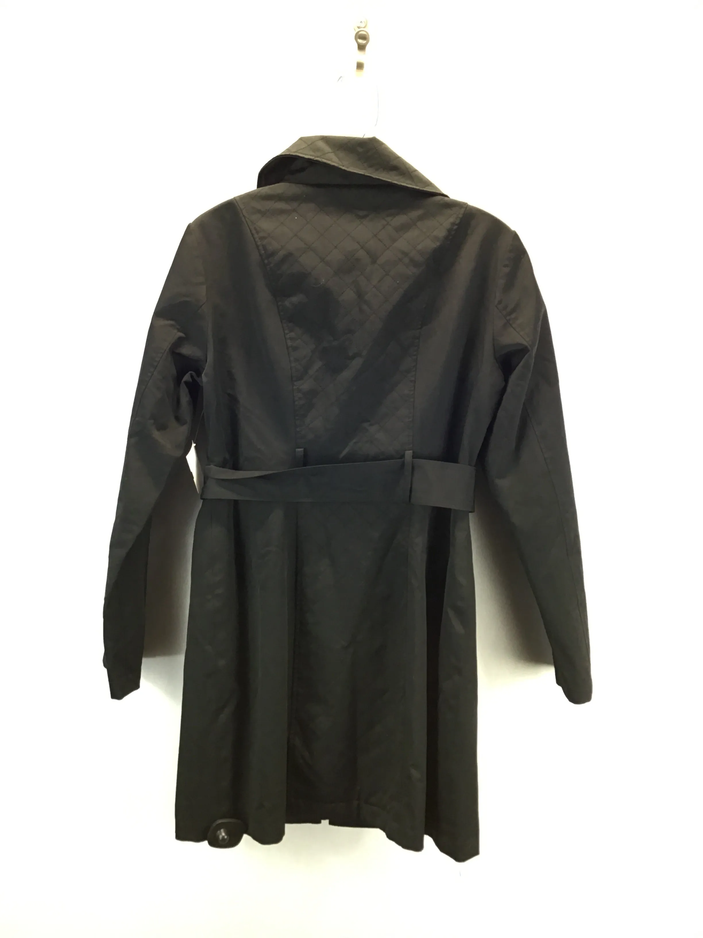 Coat Trench Coat By New York And Co In Black, Size: S