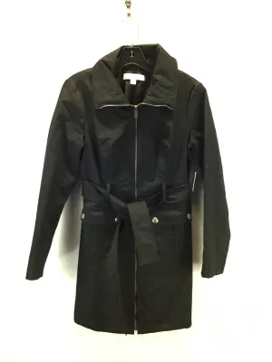 Coat Trench Coat By New York And Co In Black, Size: S