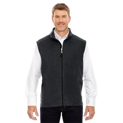 Core365 Men's Journey Fleece Vest, Tall