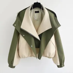 Cotton And Thickening Small Slimming Overall Trench Coat New