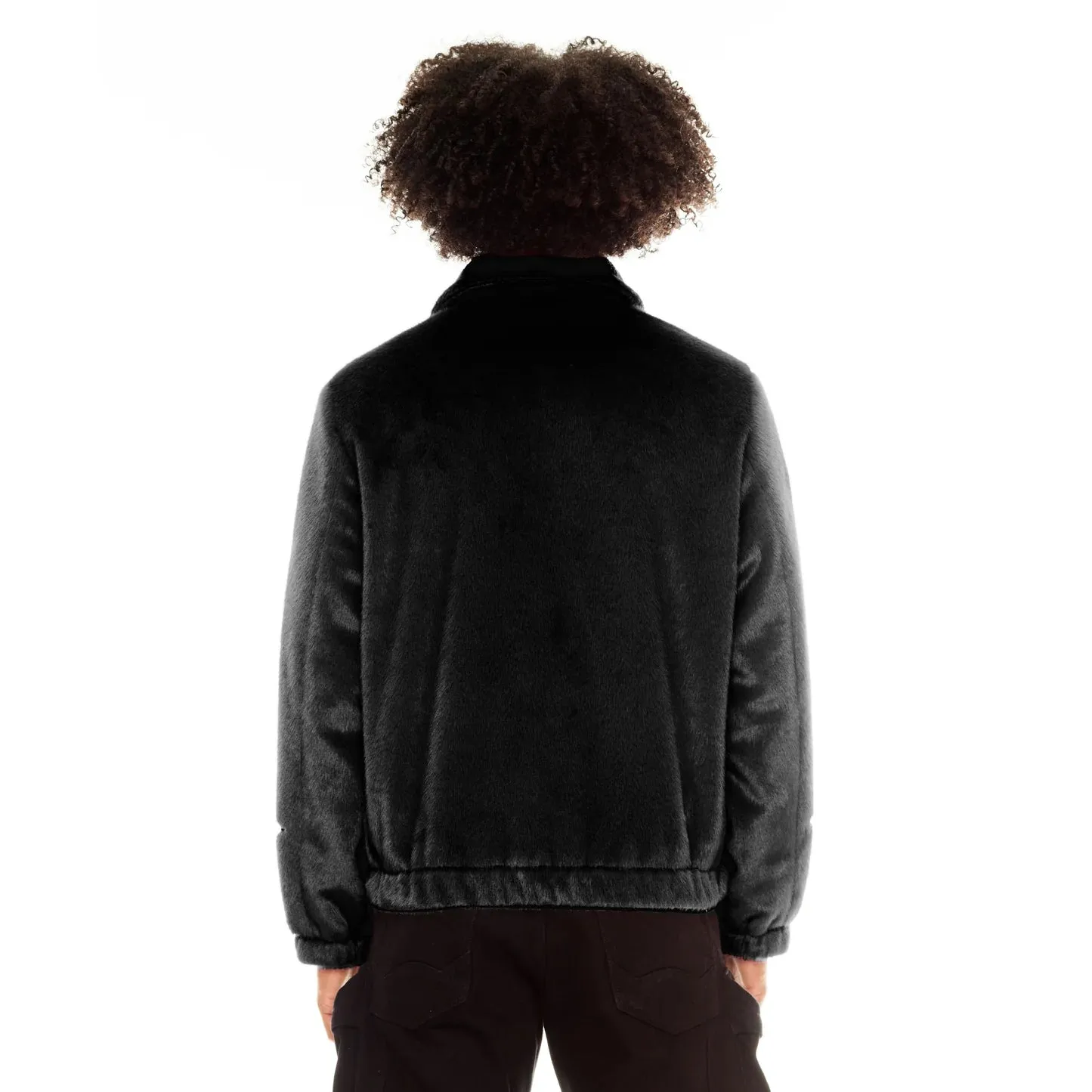 Cult Polar Fleece Jacket in Black - 624B10-PF67A