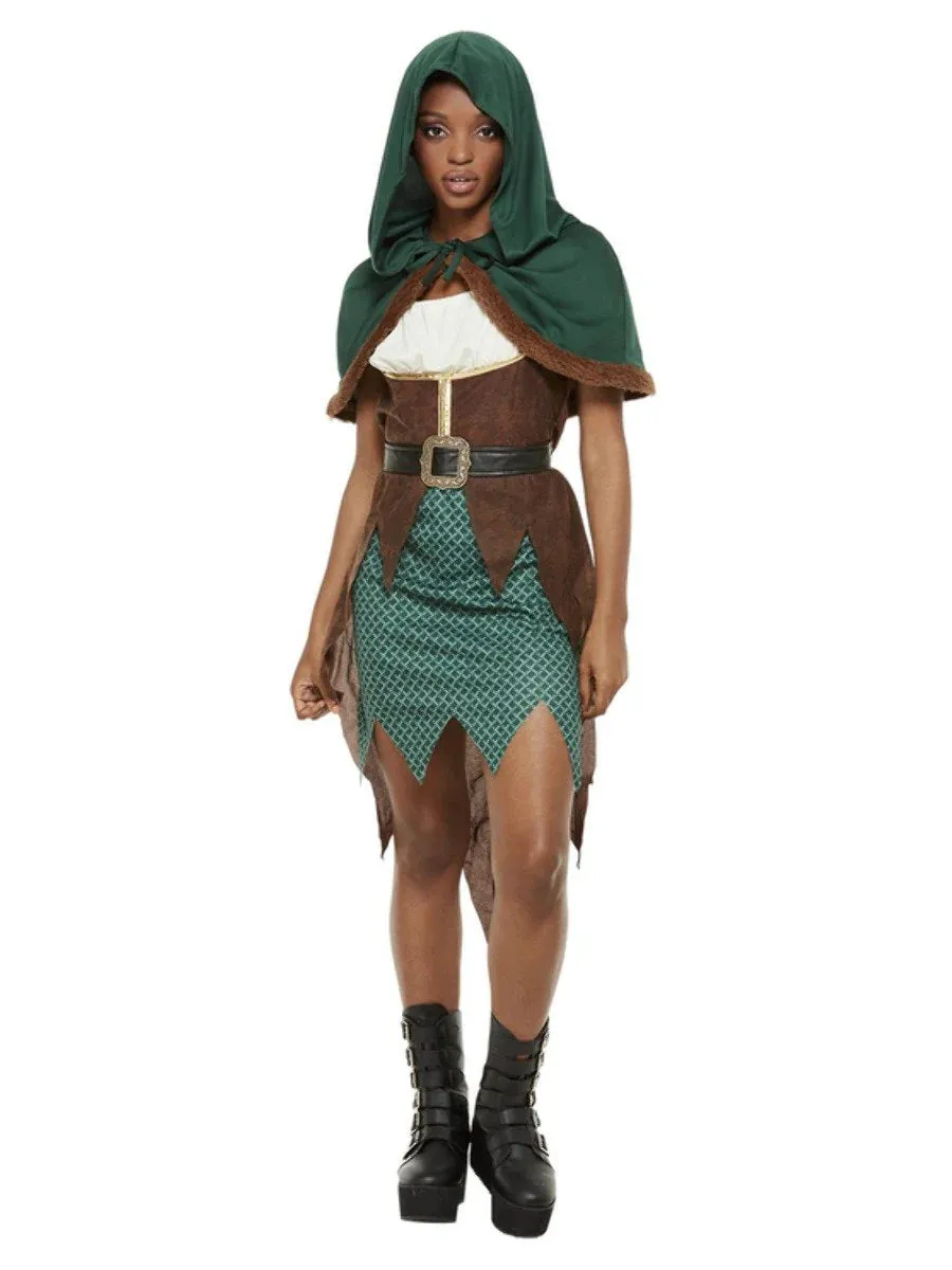 Deluxe Forest Archer Costume, Womens